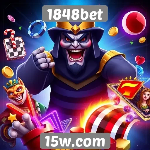 Diversidade de jogos disponíveis no 1848bet